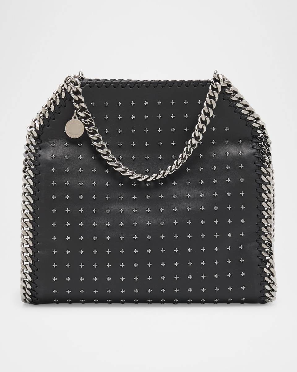 Falabella Studded Chain-Trim Vegan Leather Tote Bag